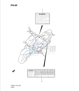 VZ800L1 drawing LABEL (VZ800L1 E2)