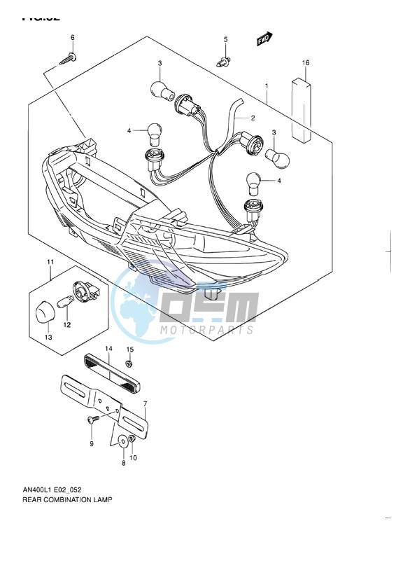 REAR COMBINATION LAMP