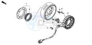 TRX500FM drawing GENERATOR