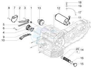 X9 500 Evolution (USA) drawing Oil Pump-Electric Starter