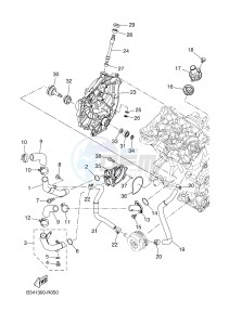 MTT690P-AB MT-07 TRACER TRACER 700 (B7K1 B7K1 B7K1 B7K1) drawing WATER PUMP