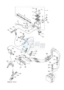 MTN-320-A MT-03 ABS (B084) drawing FRONT MASTER CYLINDER