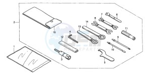 VF750C2 drawing TOOLS