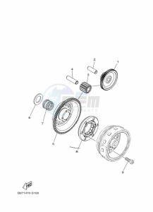 FZN250-A (B8H6) drawing STARTER CLUTCH