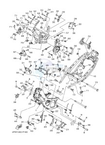 XP500 TMAX T-MAX 530 (2PW1) drawing FRAME