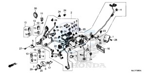 NC750DE Integra - NC750D Europe Direct - (ED) drawing WIRE HARNESS