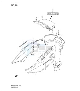 AN650 drawing SIDE COVER (AN650L1 E19)