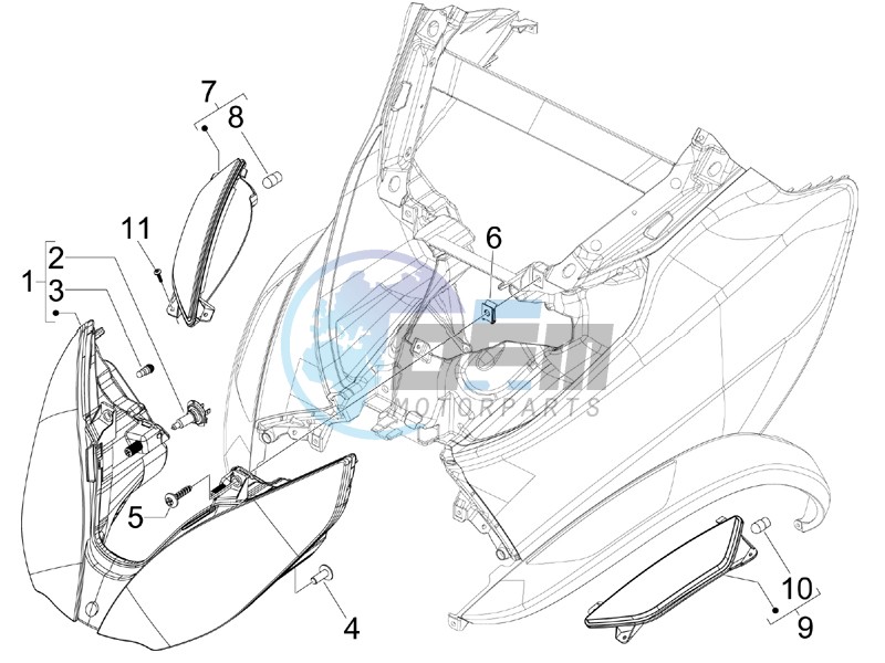 Head lamp - Turn signal lamps