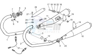 V7 Special 750 drawing Exhaust unit