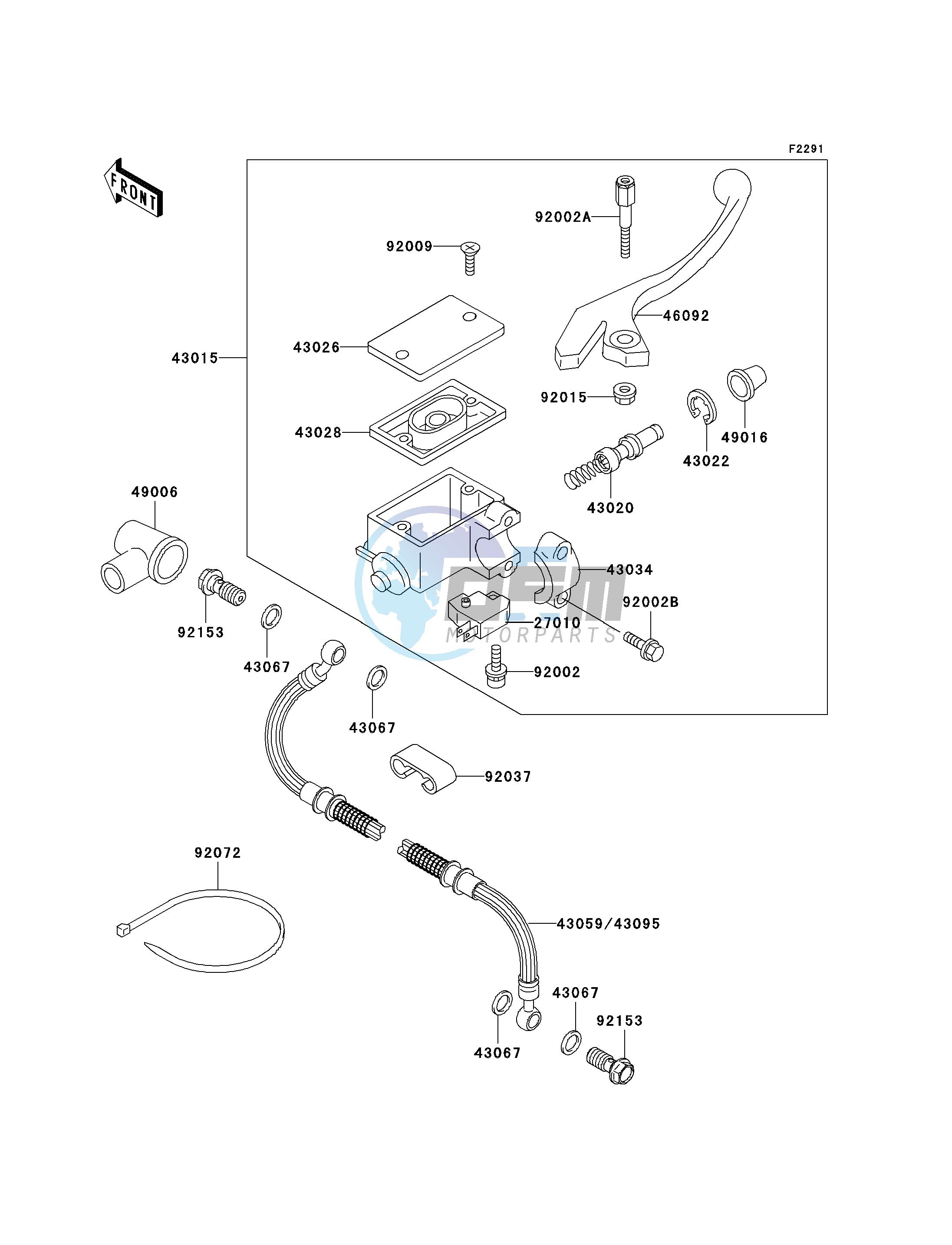 FRONT MASTER CYLINDER