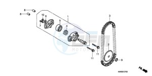 TRX250TEA Australia - (U / EC) drawing OIL PUMP