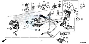 CB1100CAH UK - (E) drawing WIRE HARNESS