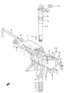 DT 115 drawing Swivel Bracket (1996 to 2001)