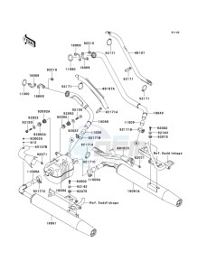 VN 1600 D [VULCAN 1600 NOMAD] (D6F-D8FA) D8F drawing MUFFLER-- S- -