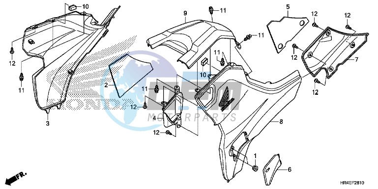 SIDE COVER/TANK COVER