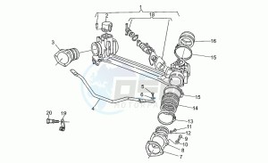 Sport 1100 Iniezione Iniezione drawing Throttle body