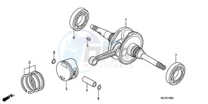 FES1509 Europe Direct - (ED / 2ED) drawing CRANKSHAFT/PISTON