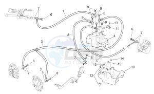 ETV 1000 Capo Nord - Rally Capo Nord drawing ABS Brake system