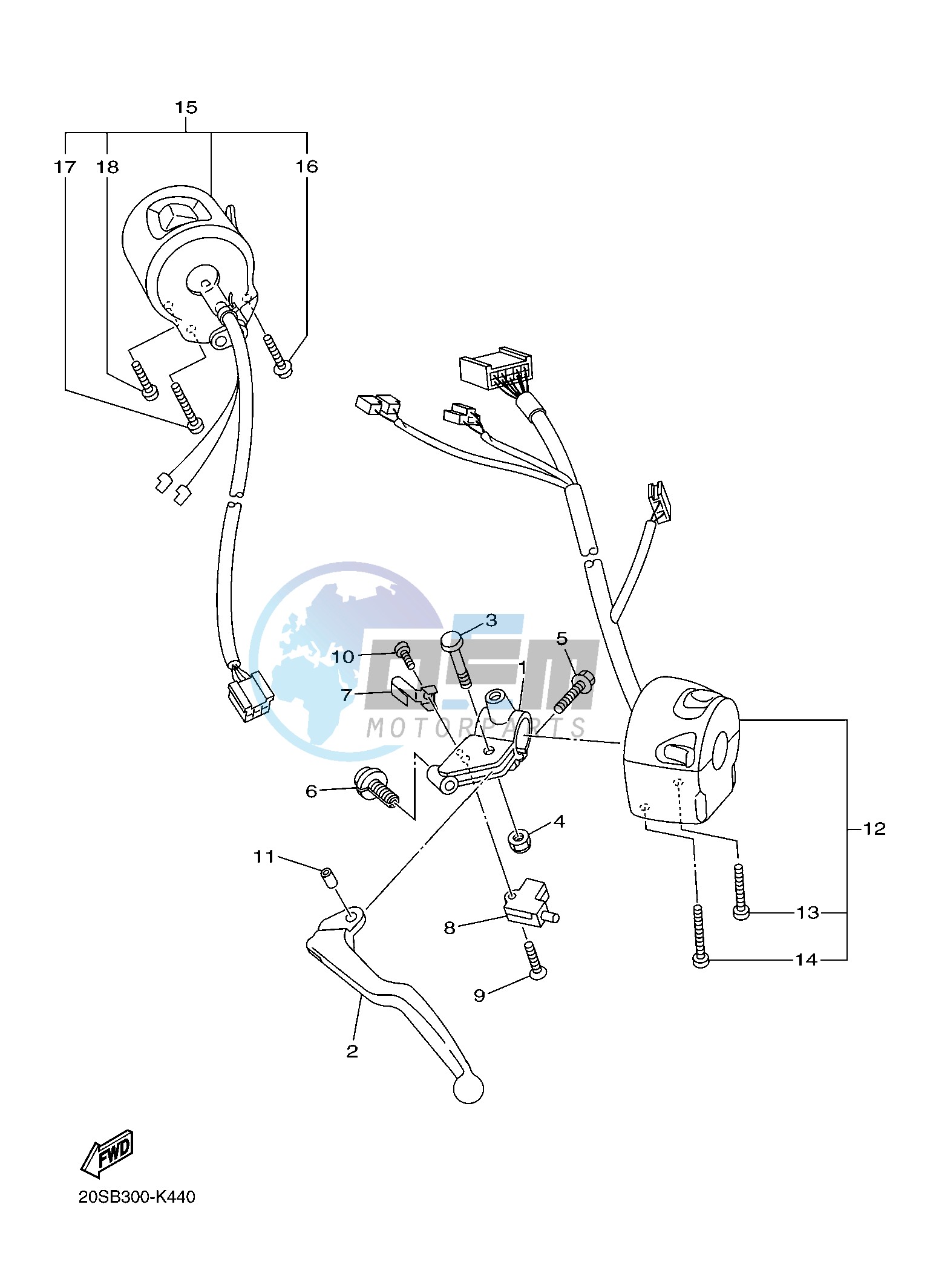 HANDLE SWITCH & LEVER