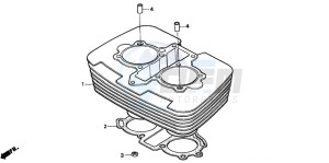 CMX250C REBEL drawing CYLINDER