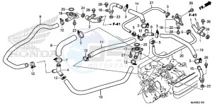 GL1800CF F6C ED drawing WATER PIPE