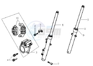 HUSKY 125 drawing FRONT FORK/ STEERING HEAD BEARING