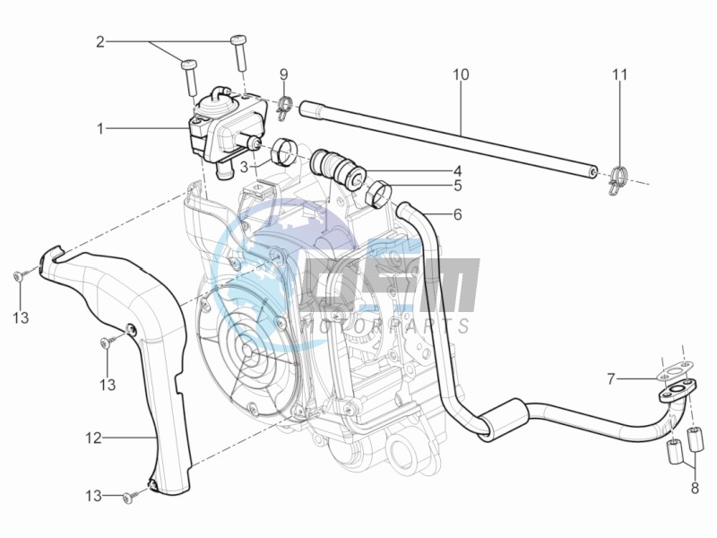 Secondairy air box