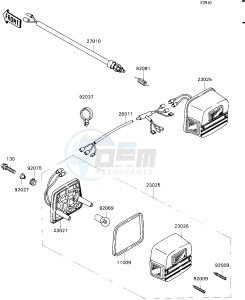 KAF 540 E [MULE 2030] (E1) [MULE 2030] drawing ACCESSORY-- TAIL LAMP- -