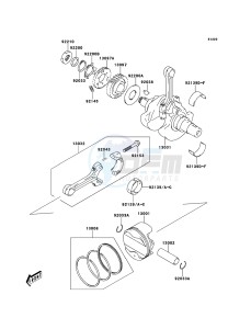 KLV1000 LV1000-A2H GB XX (EU ME A(FRICA) drawing Crankshaft/Piston(s)