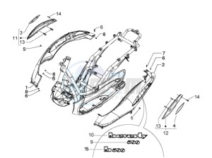 Beverly 500 drawing Side covers