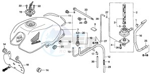 CBF600N drawing FUEL TANK (CBF600N6/NA6)