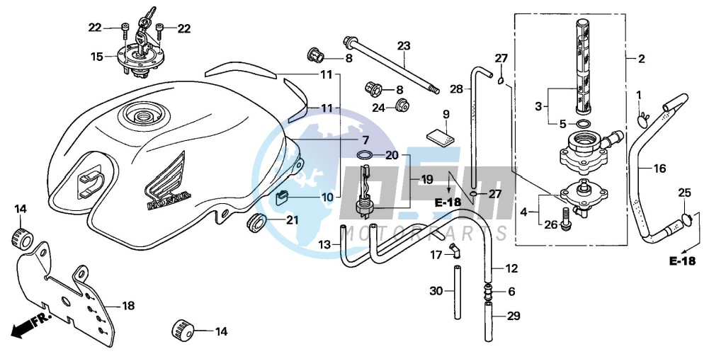 FUEL TANK (CBF600N6/NA6)