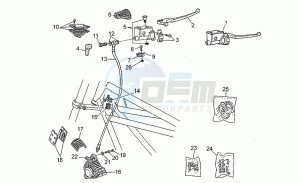 California 1100 drawing Rh front brake system