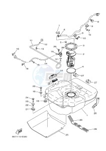 YXZ1000ET YXZ10YEXH YXZ1000R EPS SS (B573) drawing FUEL TANK