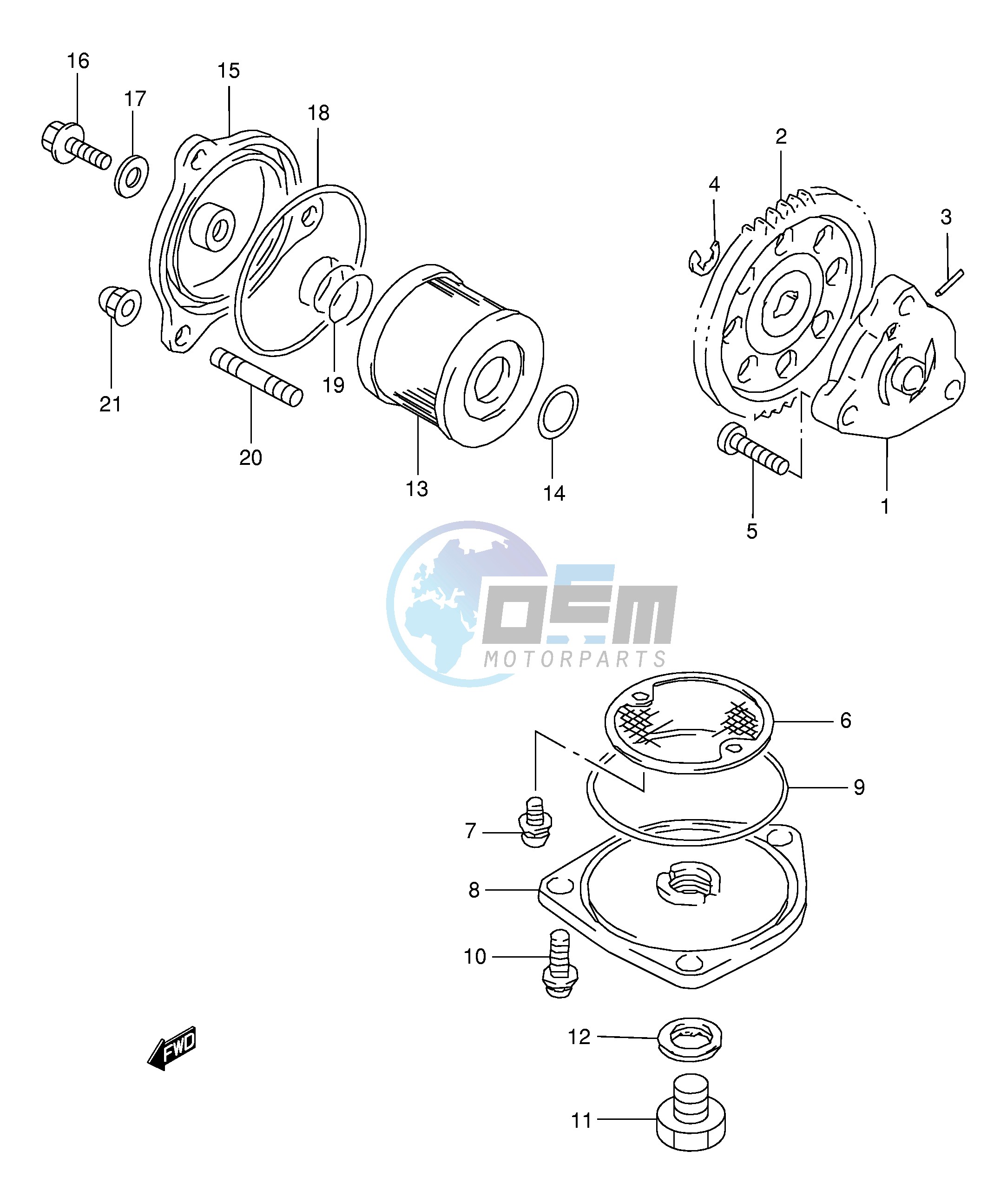 OIL PUMP - FUEL PUMP