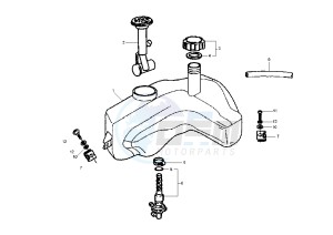 GRANTURISMO 125-200 drawing Fuel Tank