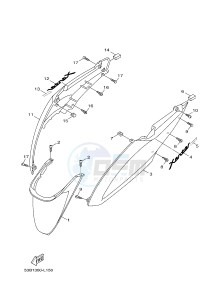 HW125 XENTER 125 (53B6) drawing SIDE COVER