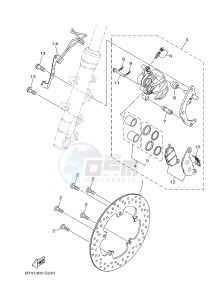 CZD300-A X-MAX 300 (BY31 BY31 BY31 BY31 BY31) drawing FRONT BRAKE CALIPER