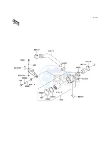 KAF 620 A6 [MULE 2510 4X4] (A6) [MULE 2510 4X4] drawing AIR CLEANER-BEL CON