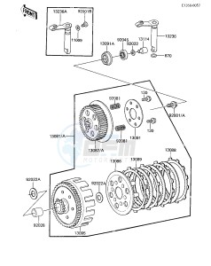 KX 60 A [KX60] (A1-A2) [KX60] drawing CLUTCH