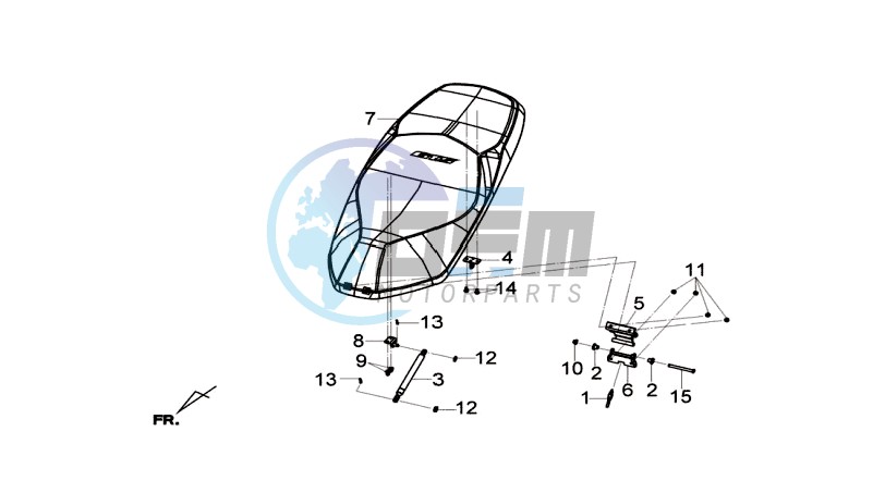 BUDDYSEAT / REAR LUGGAGE FRAME /