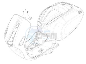 SPRINT 50 4T 3V 25 KMH E4 25 kmh (EMEA) drawing Frame/bodywork