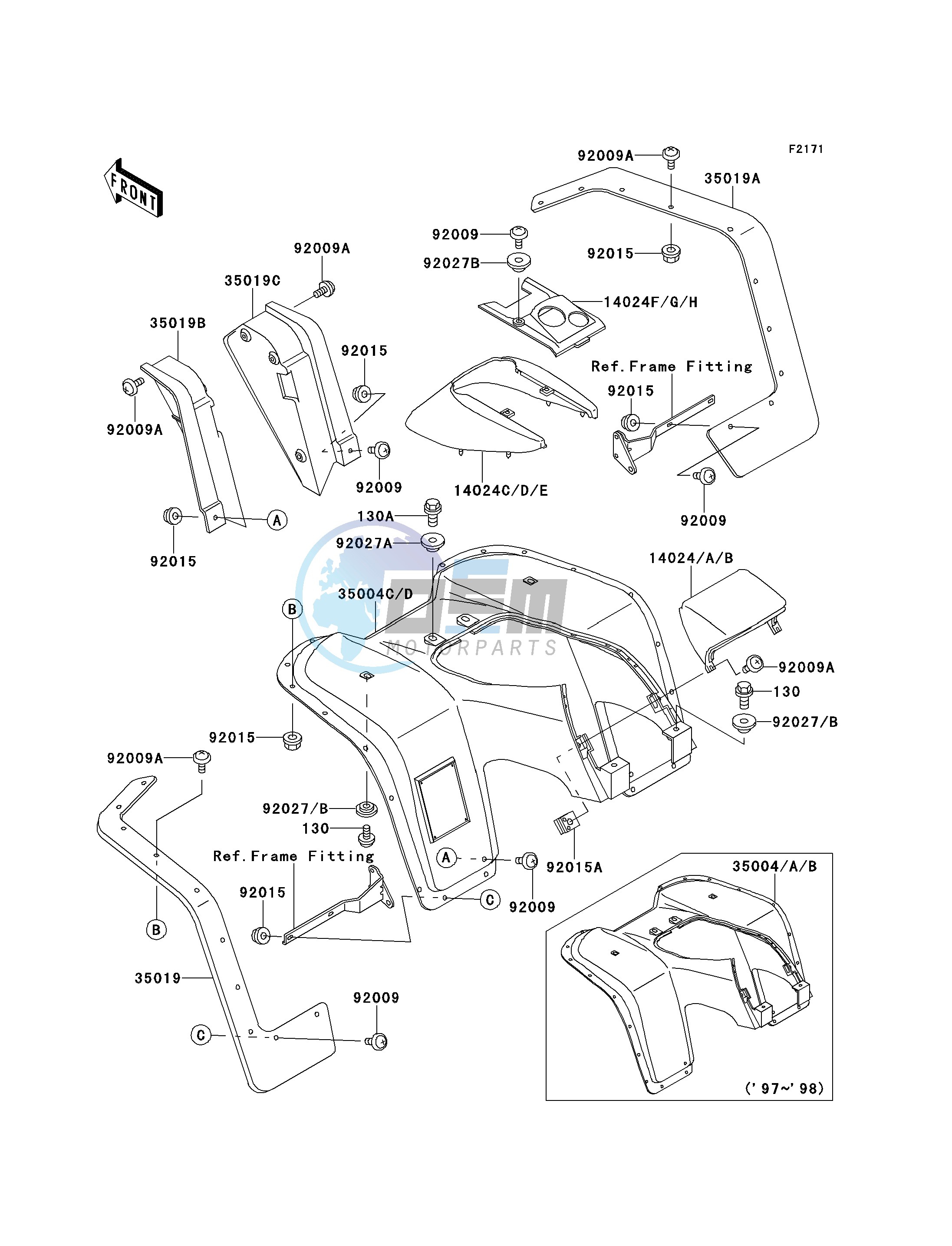 FRONT FENDER-- S- -