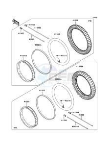 KLX110 KLX110A6F EU drawing Tires