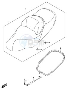 AN650 BURGMAN drawing SEAT