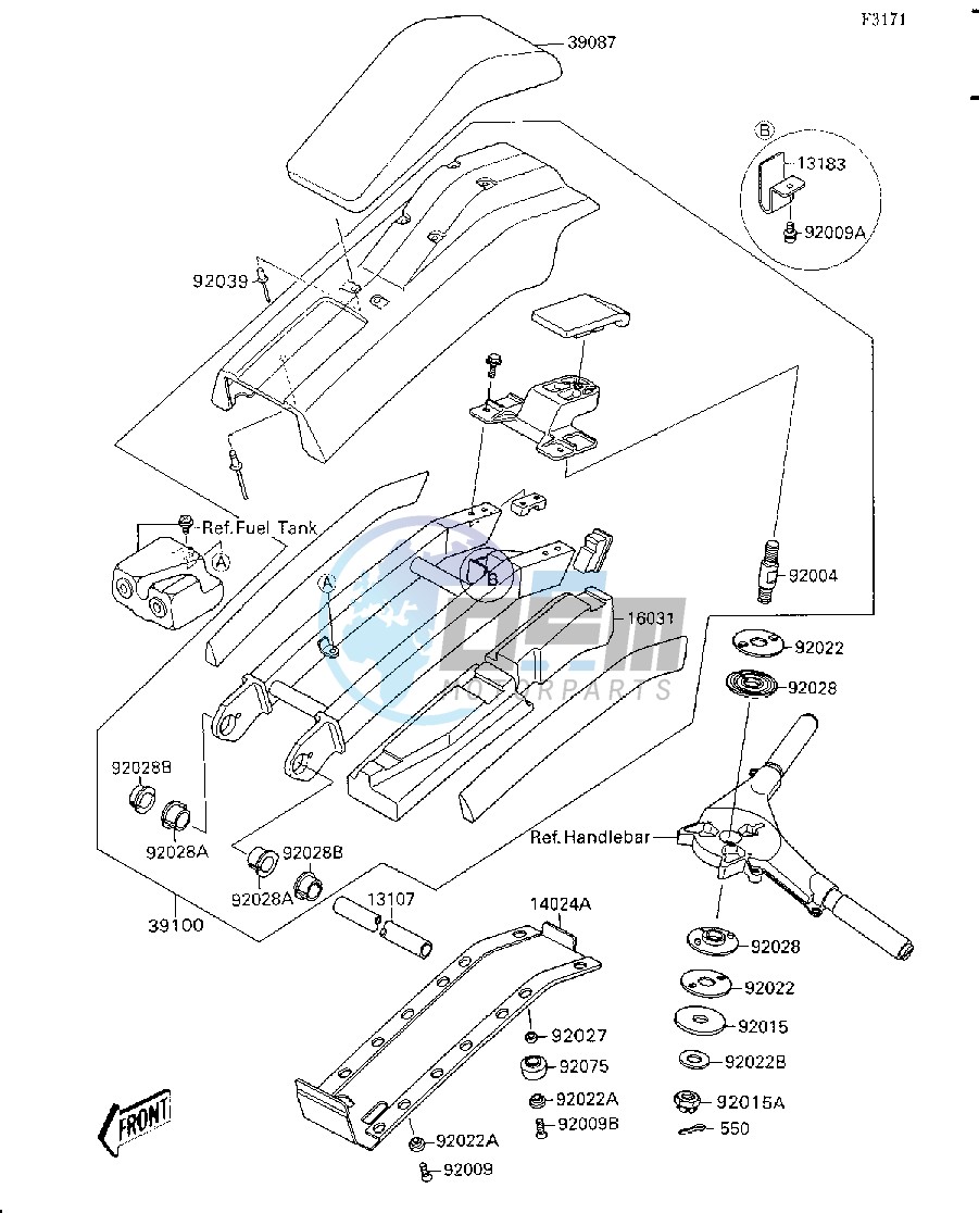 HANDLE POLE-- JS300-A1- -