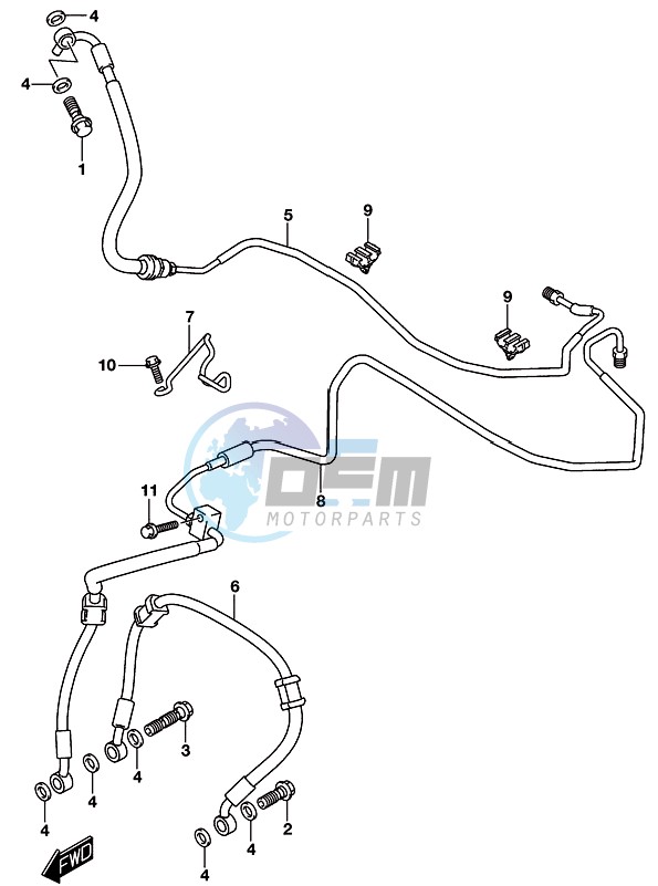 FRONT BRAKE HOSE