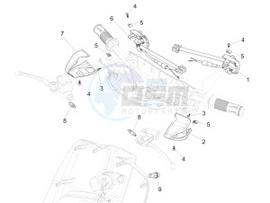 Sprint 125 4T 3V ie drawing Selectors - Switches - Buttons