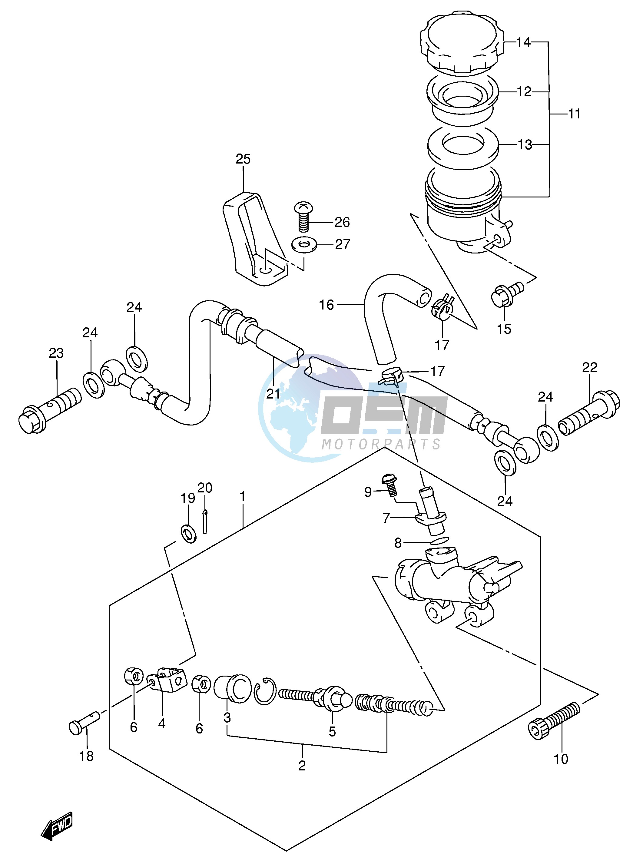 REAR MASTER CYLINDER