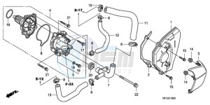 CB600FA3A F / ABS CMF ST drawing WATER PUMP